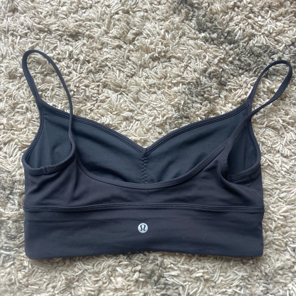 EUC Lululemon Athletica Sweetheart Sports Bra In Black - Picture 3 of 4